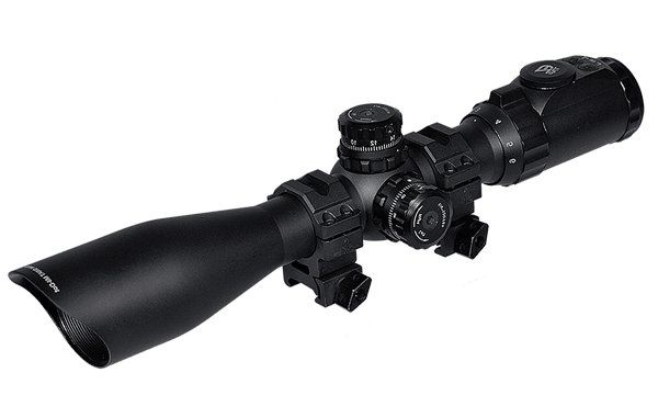 UTG Accushot 1,5-6x44 Zielfernrohr 30mm, Mil-Dot mit Montage